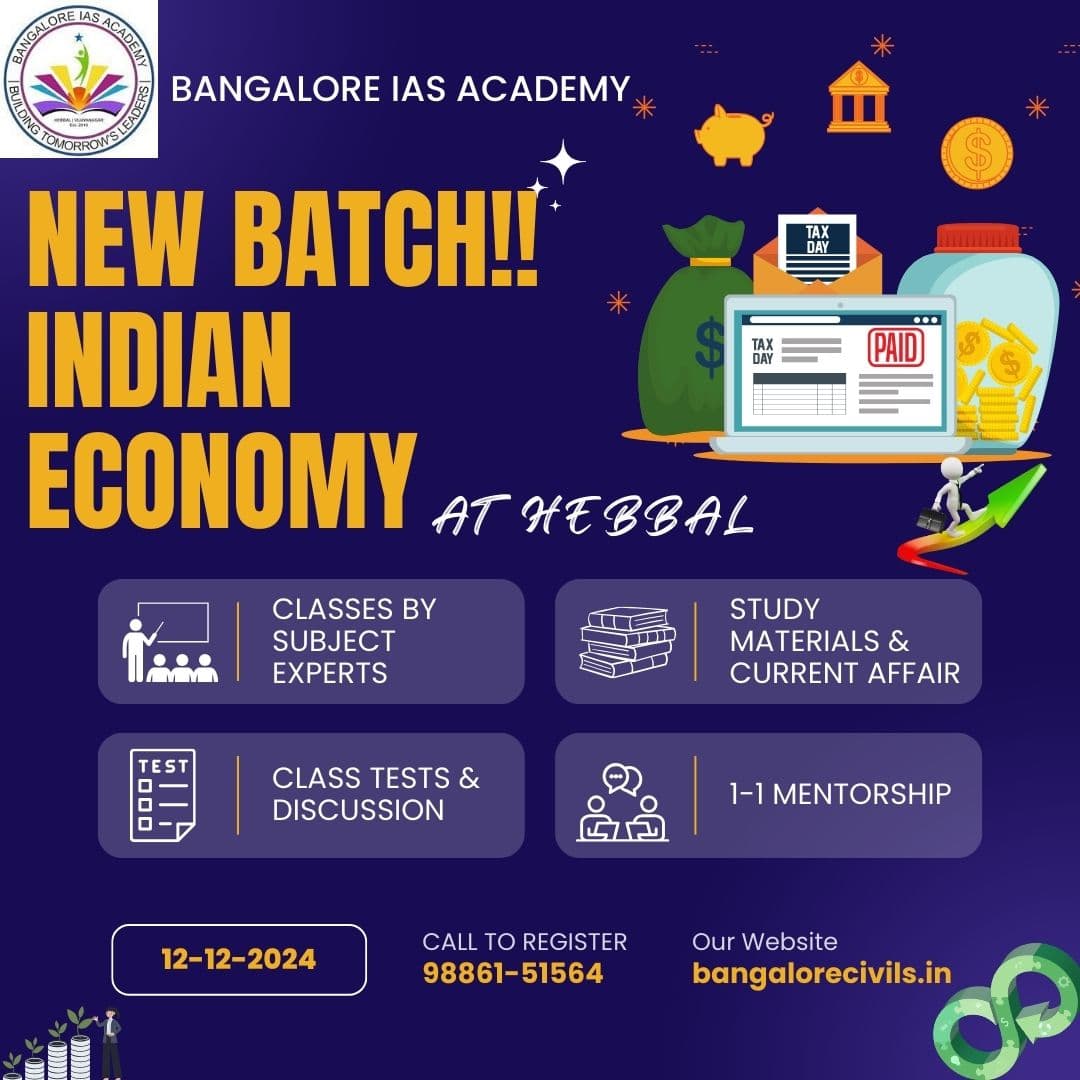 New Batch — Indian Economy